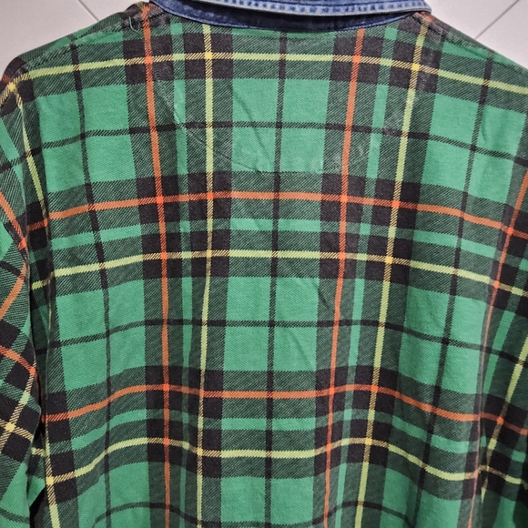 Polo by Ralph Lauren Green Plaid Men's Shirt - Picture 5 of 5